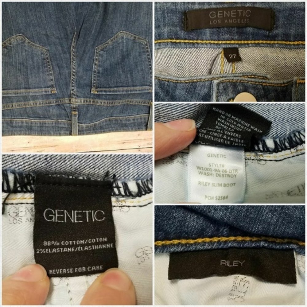 Bootcut Medium Blue Jeans - Picture 4 of 4